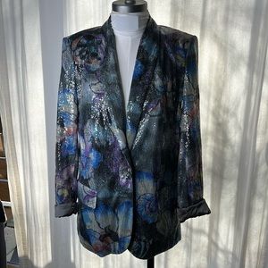 Hugo Boss Orange Sequin Blazer